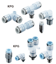 SMC驱动类空气配管用洁净型快换管接头 KPQ/KPG