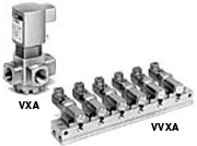 SMC直动型3通气控阀 VXA3